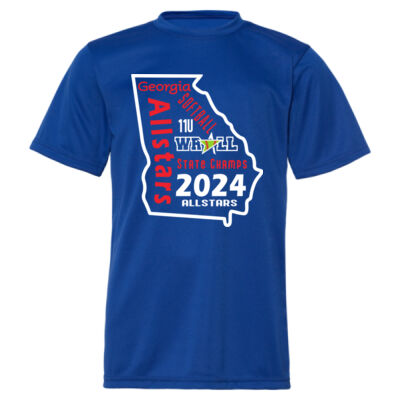 State Champs 11U Softball - C2 Sport Dry-Fit T-Shirt (Youth) Thumbnail
