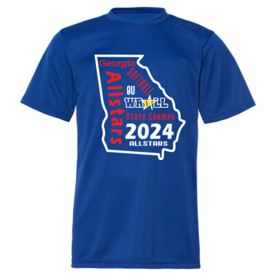 State Champs 8U Softball - C2 Sport Dry-Fit T-Shirt (Youth) Thumbnail