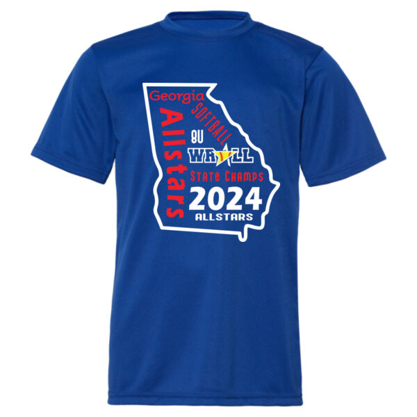 State Champs 8U Softball - C2 Sport Dry-Fit T-Shirt (Youth) Thumbnail