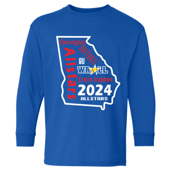 State Champs 8U Softball -  Heavy Cotton™ Long Sleeve T-Shirt (Youth) Thumbnail