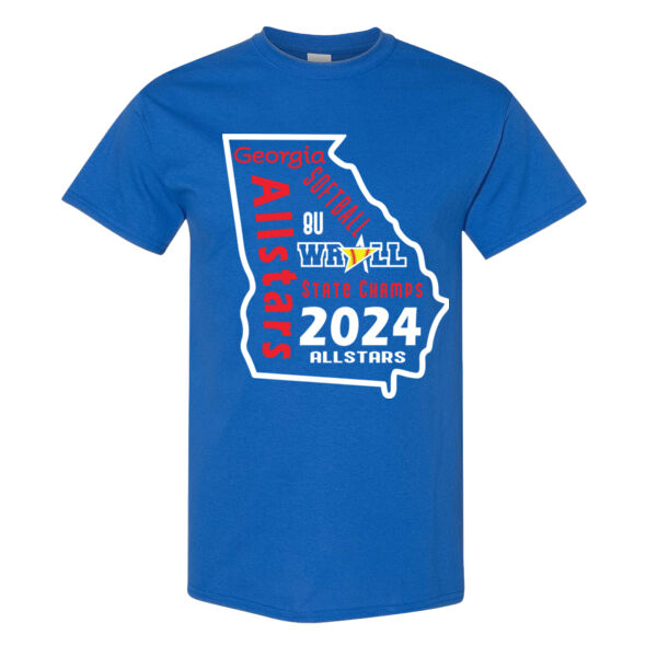 State Champs 8U Softball - Heavy Cotton™ T-Shirt (Adult) Thumbnail