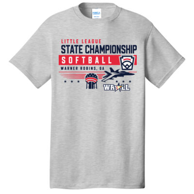 Softball State Championship Little League  - Fan Cotton T-Shirt Adult Thumbnail