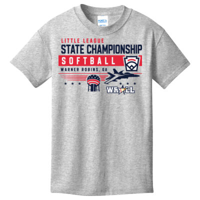 Softball State Championship Little League  - Fan Cotton T-shirt Youth Thumbnail